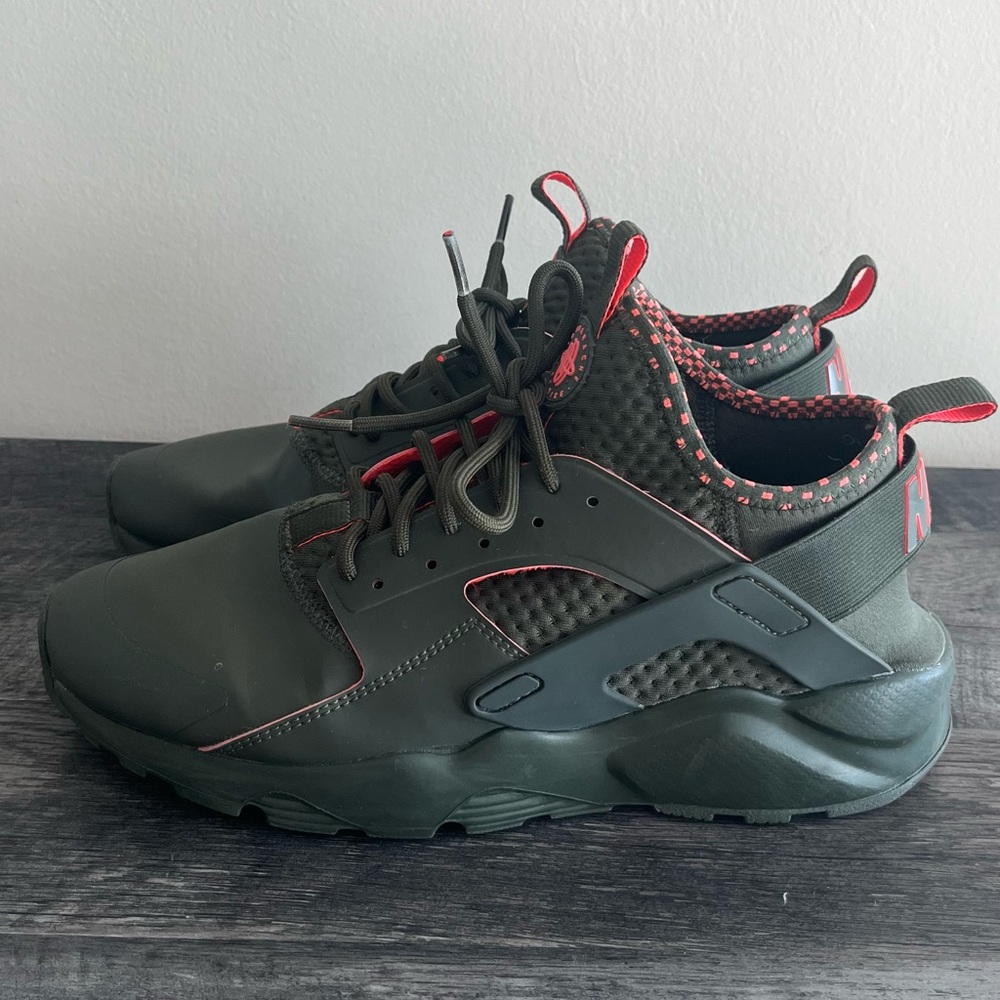 Nike Air Huarache Run Ultra Cargo Khaki Crimson